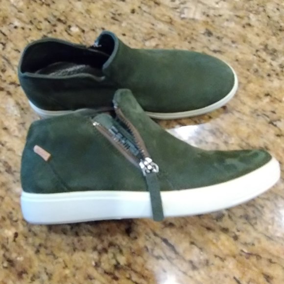 Ecco Shoes - ECCO Soft 7 Side Zip Suede Leather Bootie  Sz 36/5